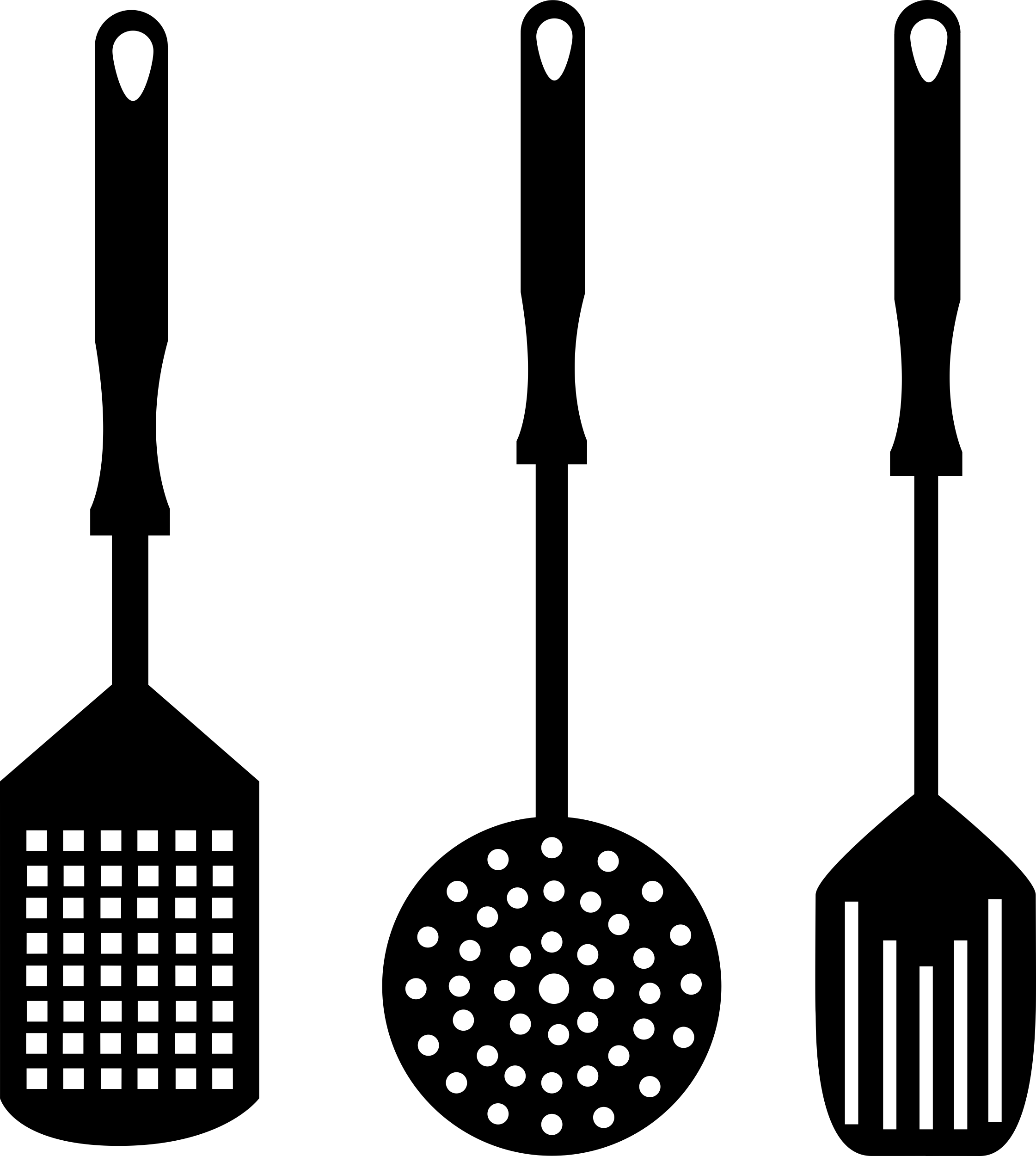 Cooking Accessories Set Of Three Pieces Craft Design Svg File Free Vectors